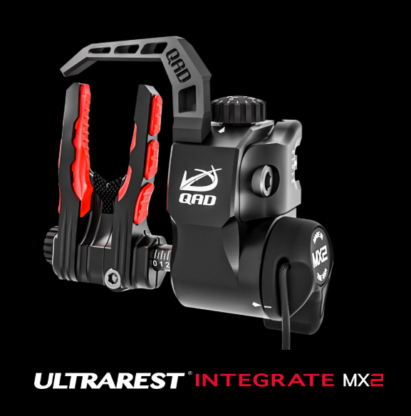 Black Ultrarest Integrate R2 for Right Hand by Quality Archery Designs